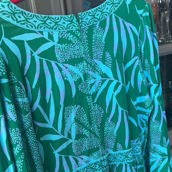 NWT Lilly Pulitzer Wexlee Maxi Dress Fiddle Leaf Green Its A Jungle Size 8 - Picture 3 of 5